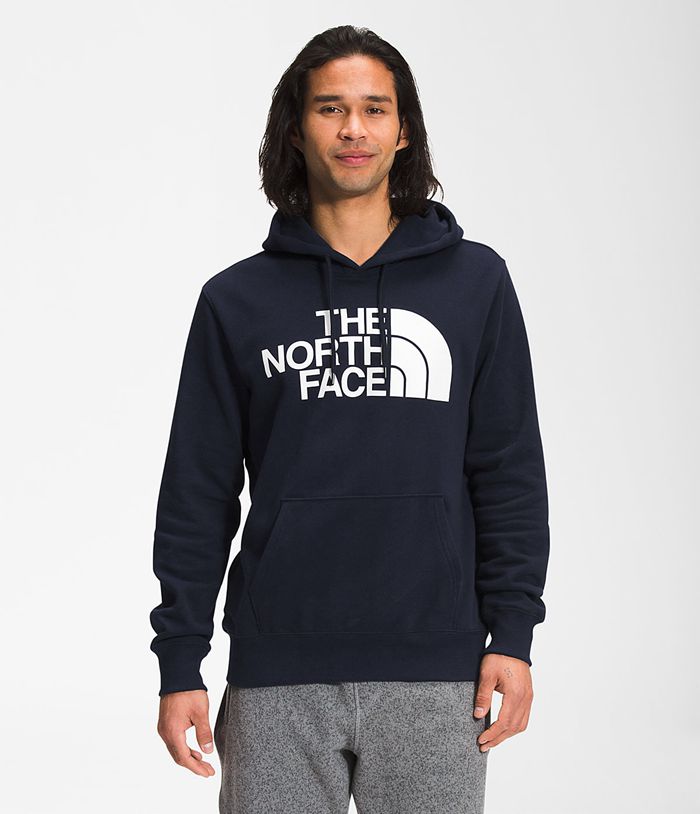 Sudadera Con Capucha The North Face Hombre Half Dome Pullover - Colombia URZJIK306 - Azul Marino